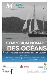 Affiche Symposium Nomade ANTICOSTI